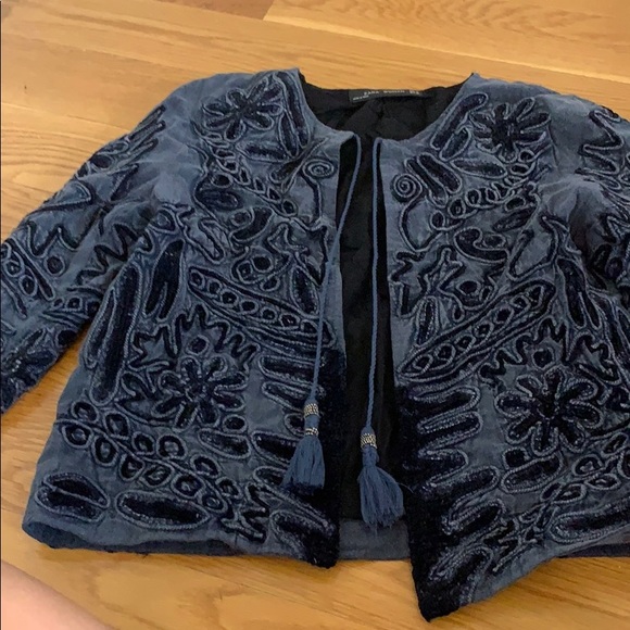 Zara Jackets & Blazers - A dark blue jacket